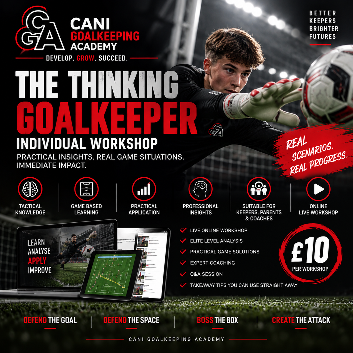 The Thinking Goalkeeper – Next Live Workshop
