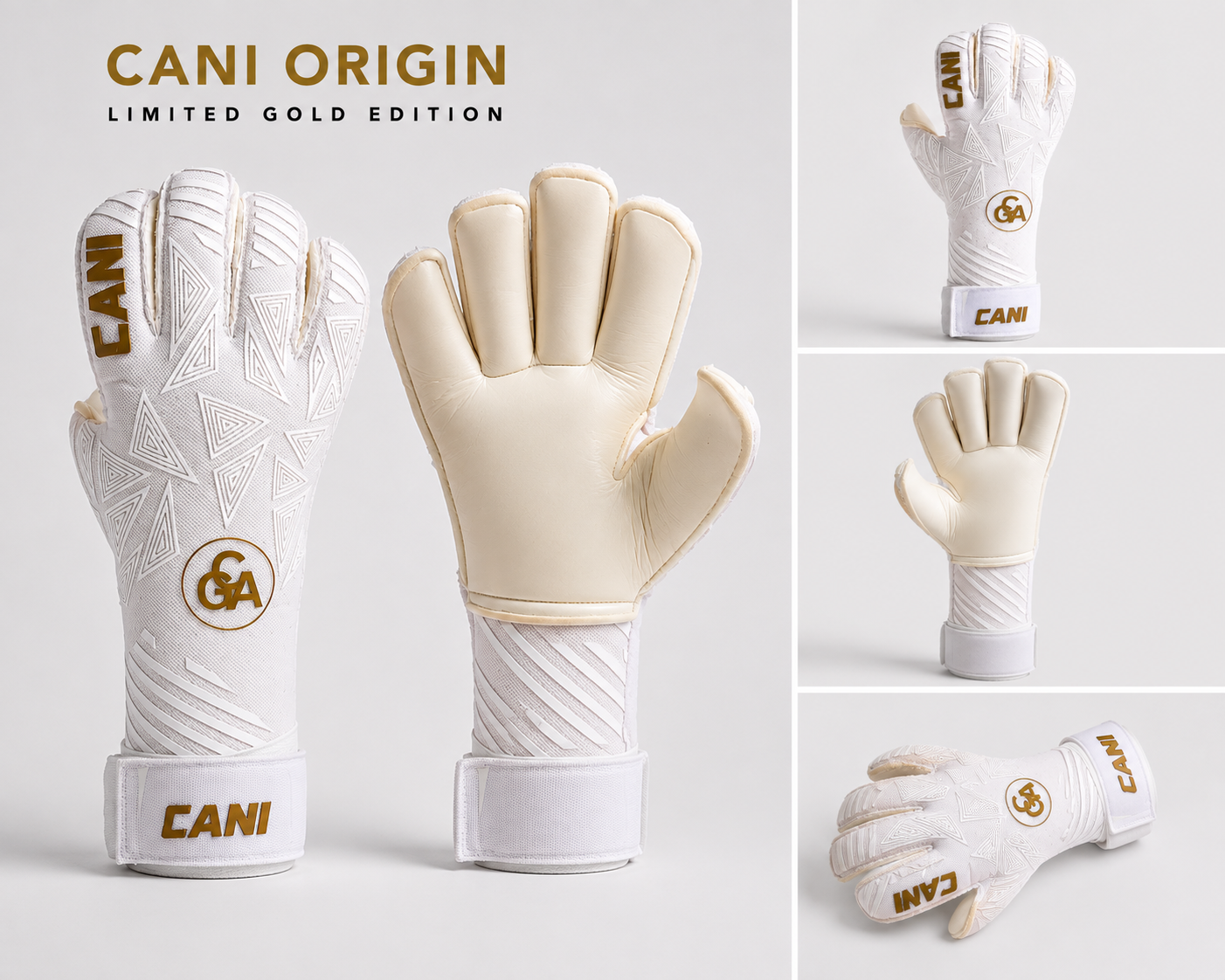 CANI Origin Limited Gold Edition Goalkeeper Gloves